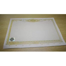 custom entrance tickett/watermark paper printing with invisible ink